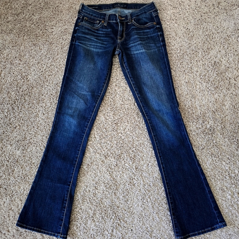 Lucky Brand Jeans Charlie Baby Boot Women's Size 00/24 Denim